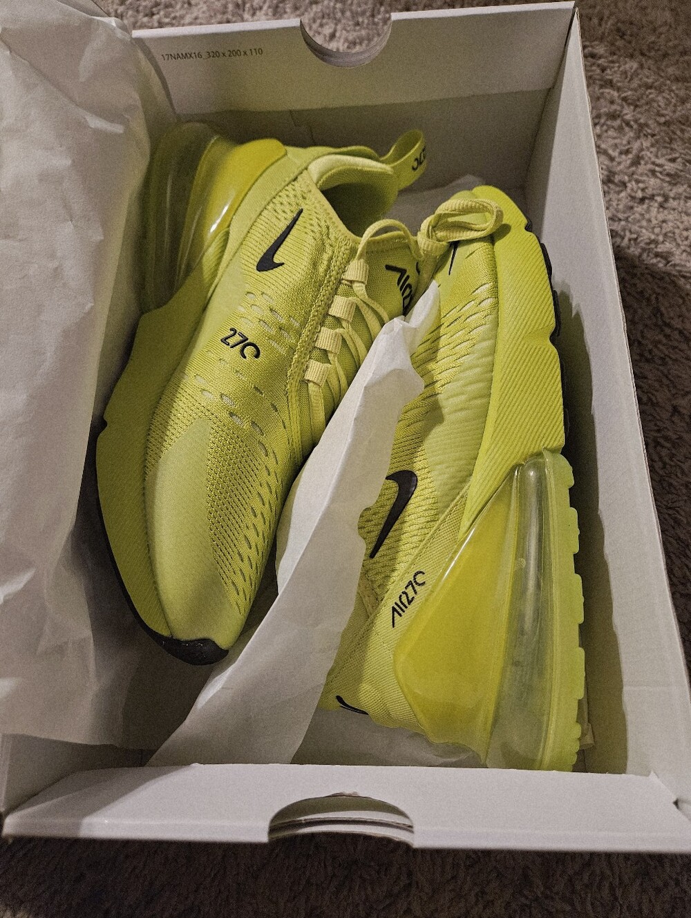 Nike Womens' Air Max 270 Atomic Green